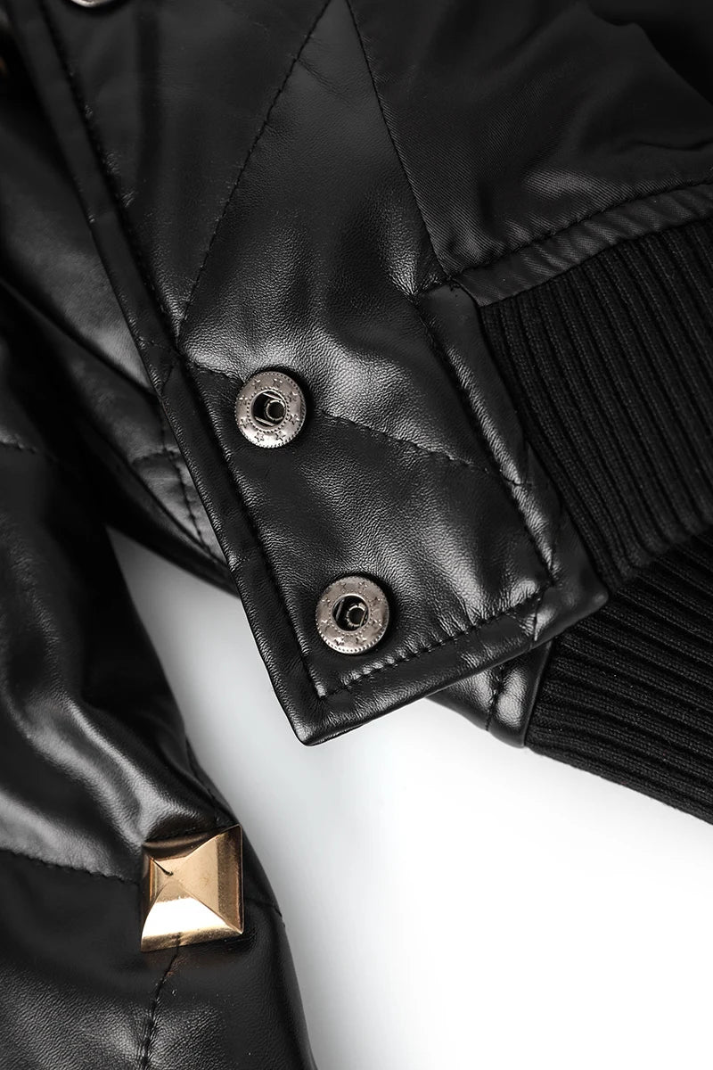 Heavy Rivet Black Jacket
