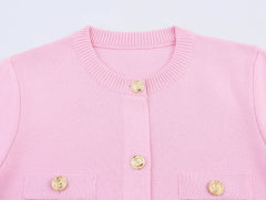 Lightweight Short Sleeved Cardigan Coat