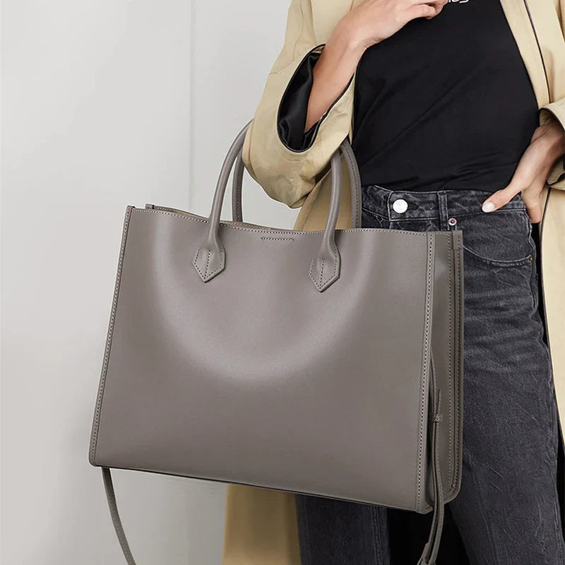 Sophisticated Leather Tote Bag