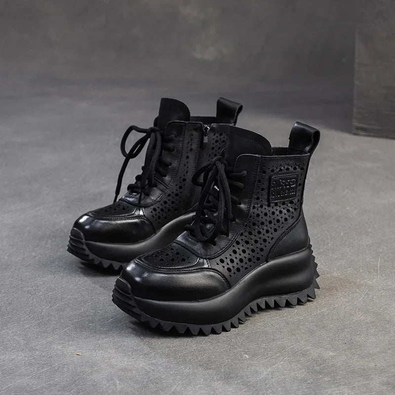 Good To Be Here Hollow Fashion Ankle Boots