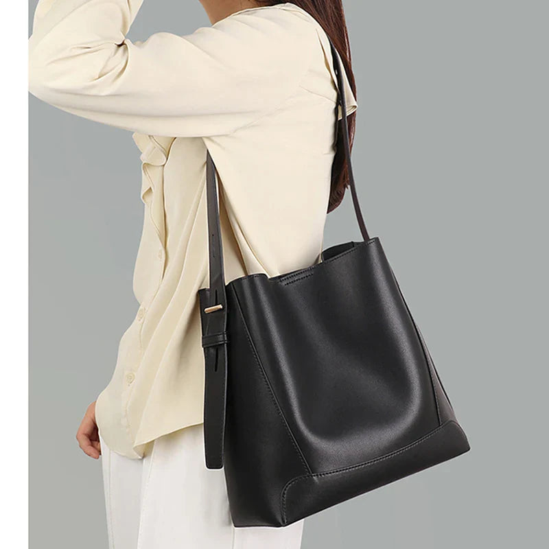 Deeply Devoted Genuine Leather Handbag