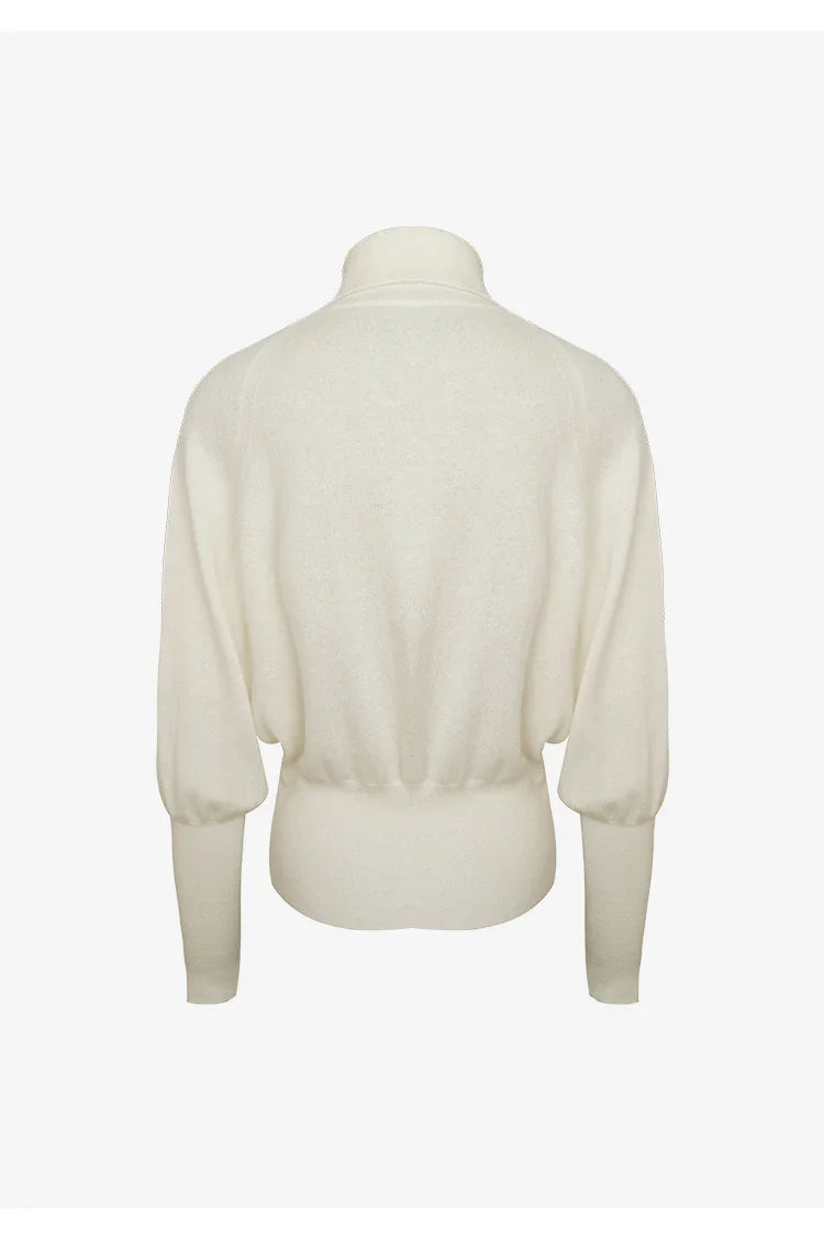 Mock Pocket Turtleneck Sweater