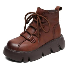 Comfy Platform Wedge Loafers Booties