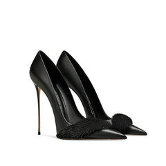 Refined Pointed Thin Heel Pumps