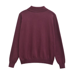 Elegant Wool Blend Pullover Sweater