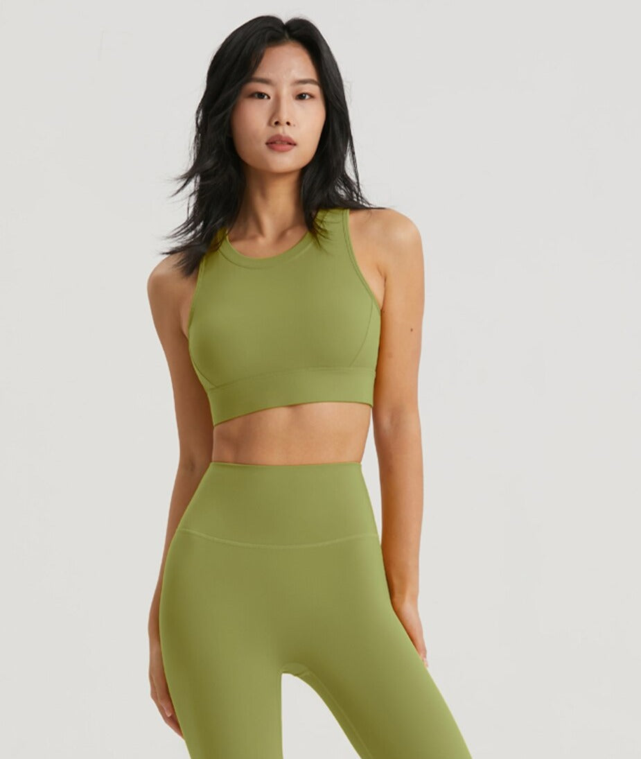 Semi-Fixed Pads Women's Yoga Bras