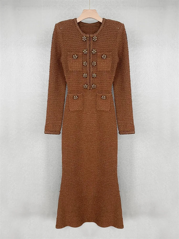 Beading Diamonds Evening Dress