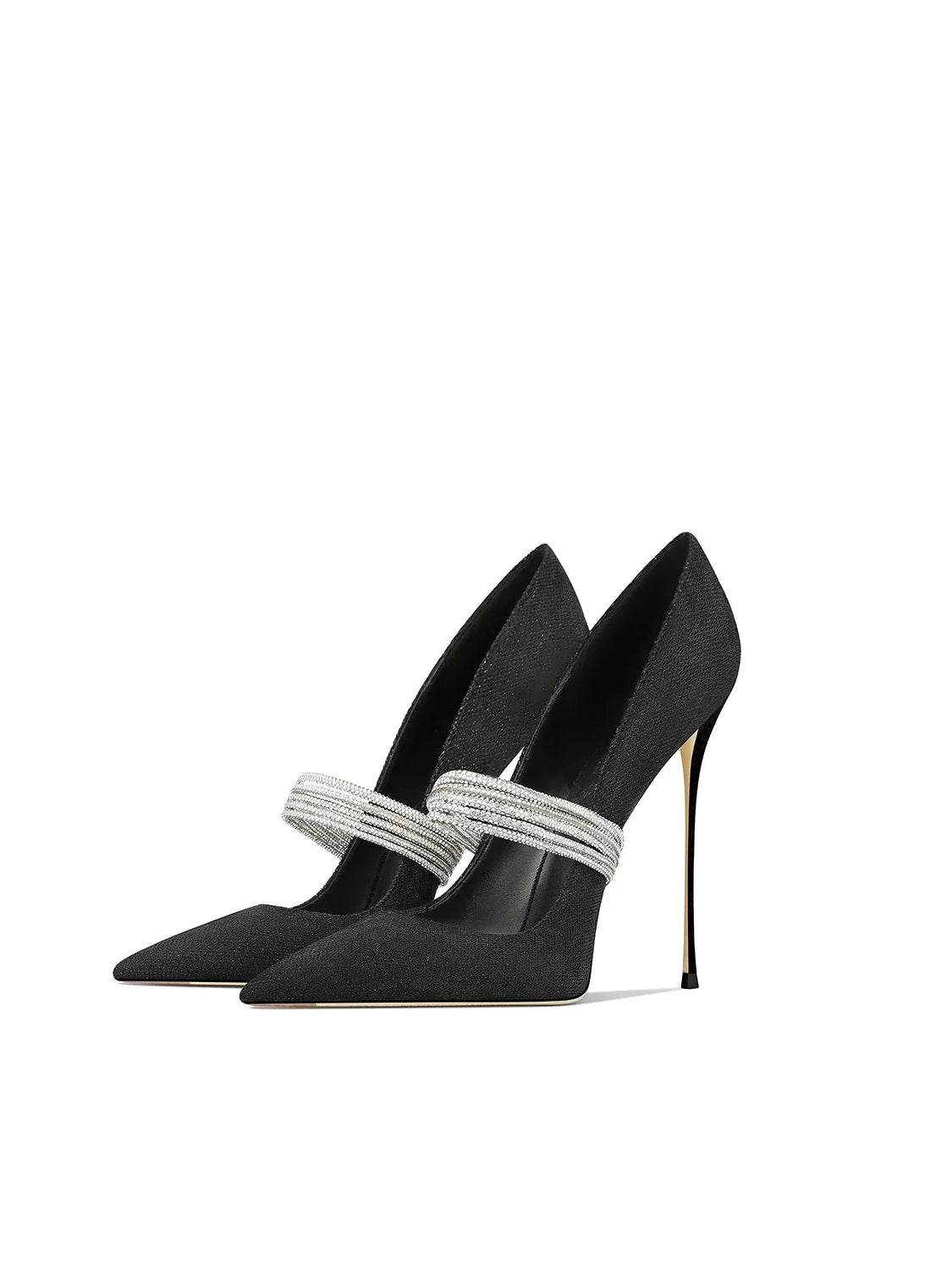 Refined Pointed Toe Stilettos Heels