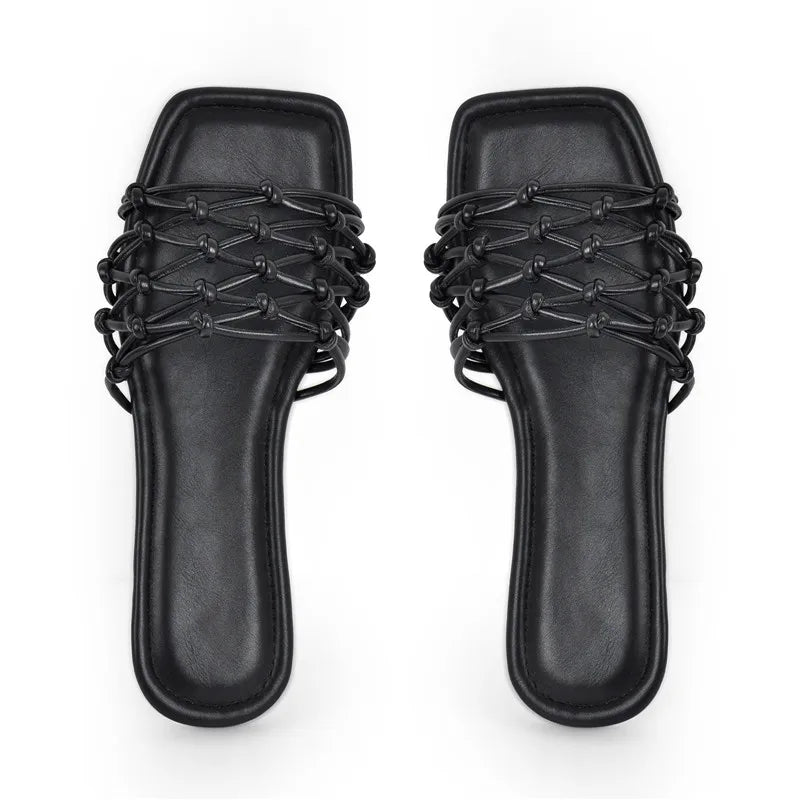 Stylish Square Toe Summer Sandals
