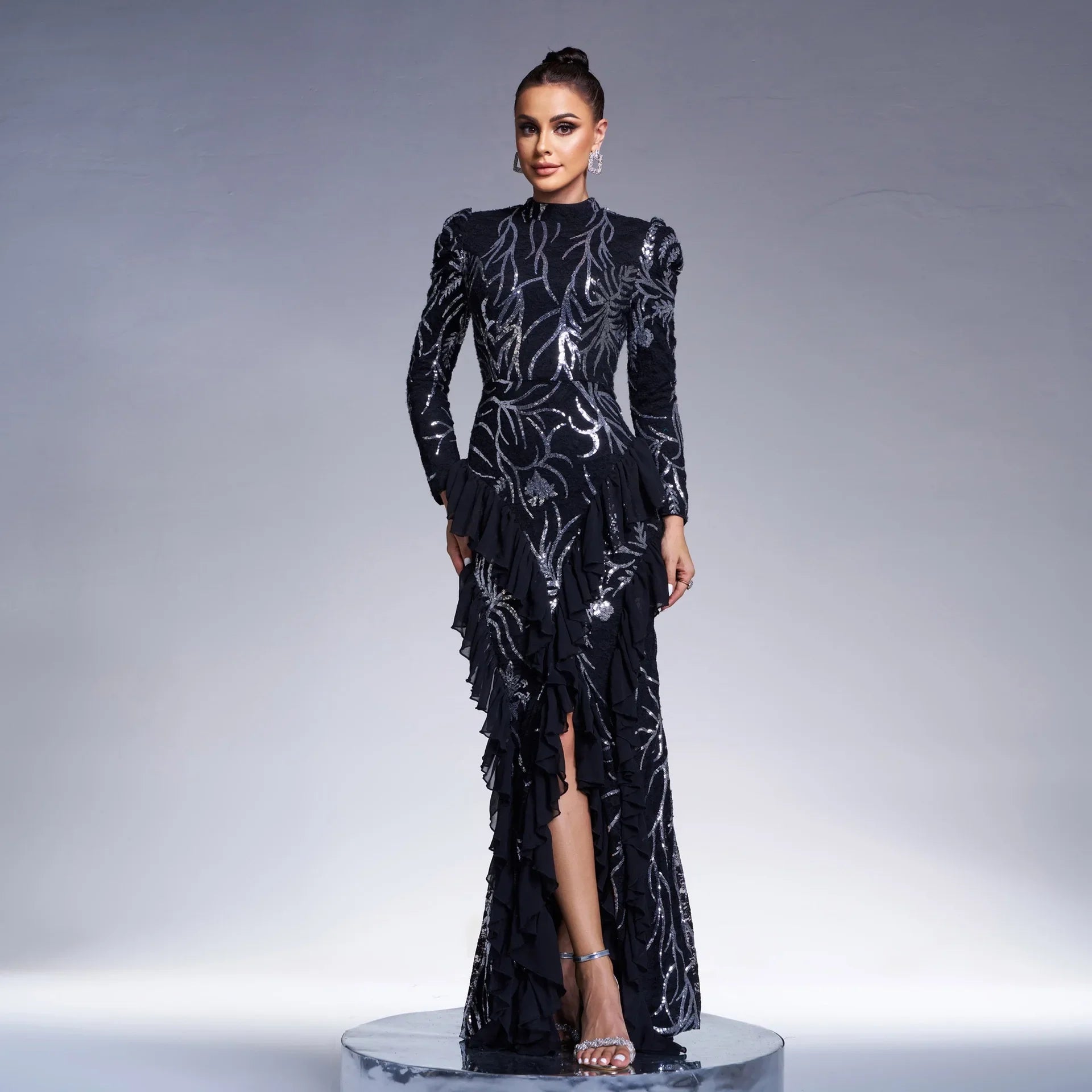 Glamorous Plus Size Fishtail Gown