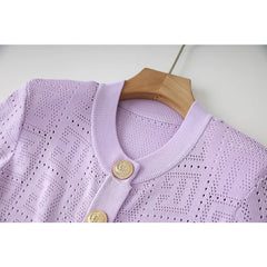 See-through Thin Knitting Cardigan