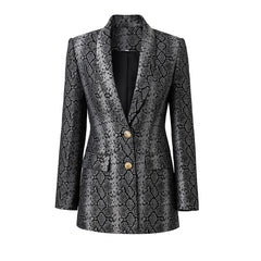 Two Buttons Slim Fitted Blazer