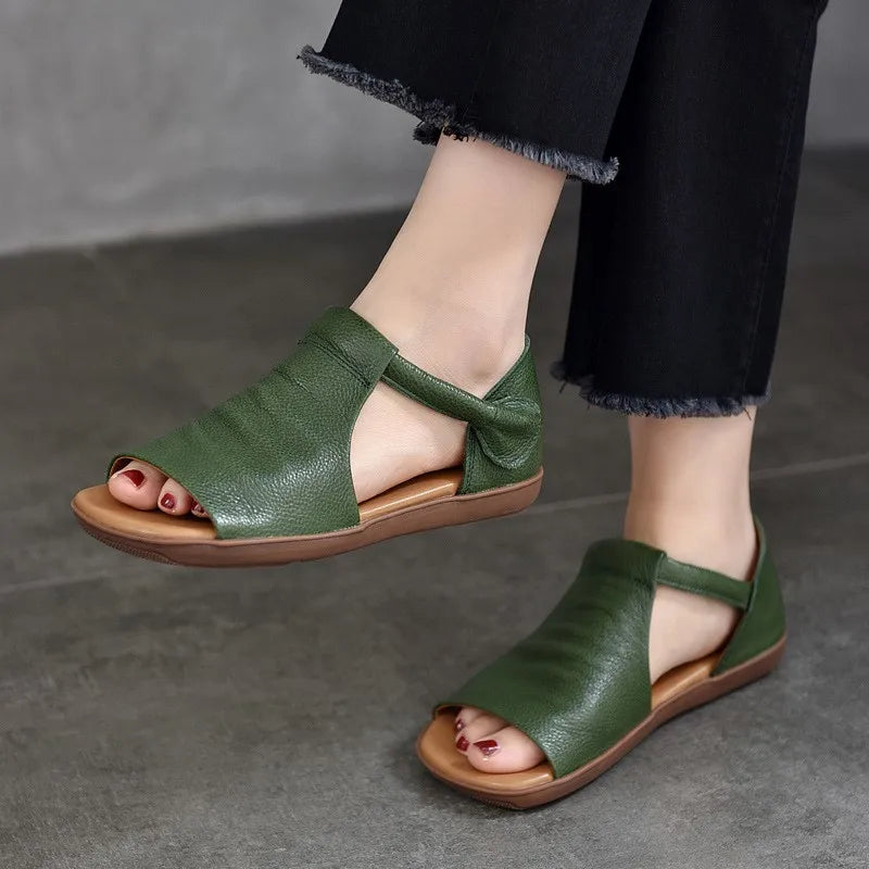 Comfortable Soft Peep-Toe Sandals