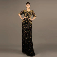 Experience The Mermaid Elegance Evening Dress