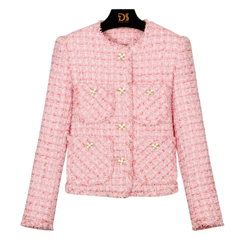 High-End Luxe Tweed Jacket