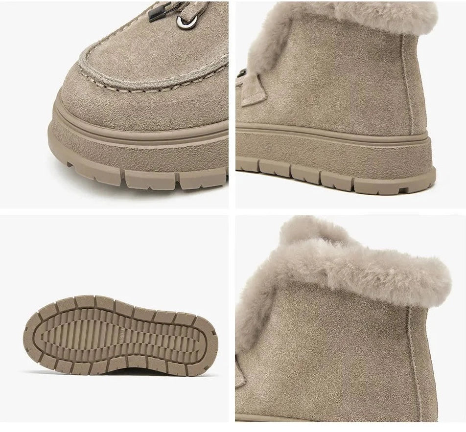 Round Toe Women's Snow Boots