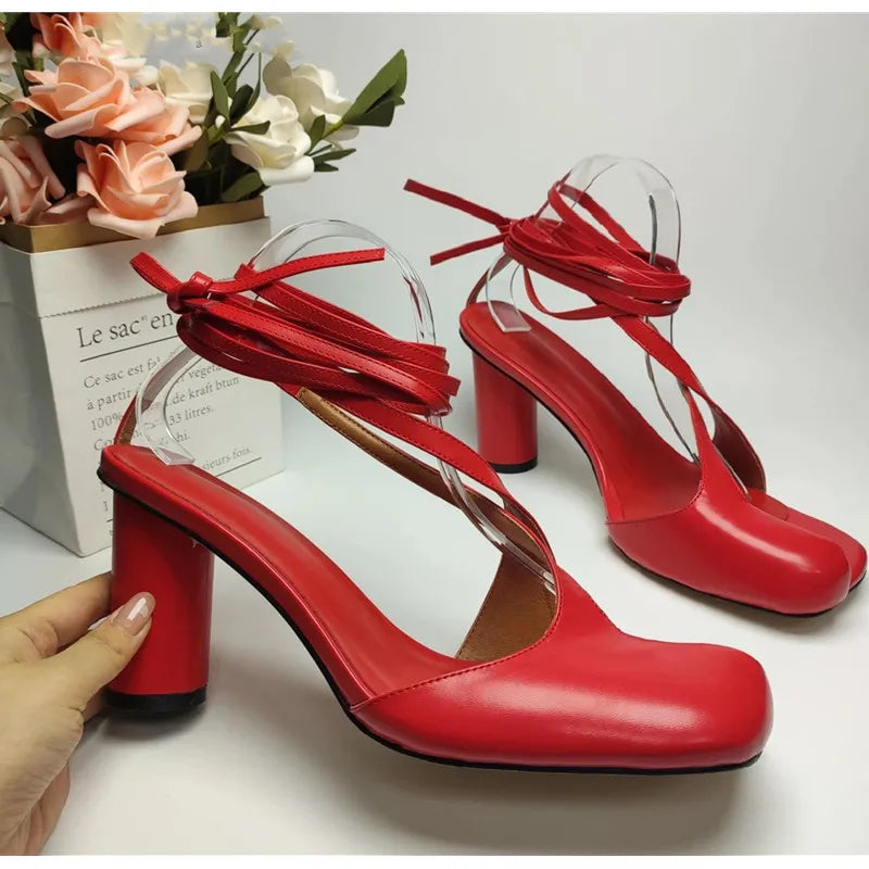 Split Toe Fashion Gladiator Sandals