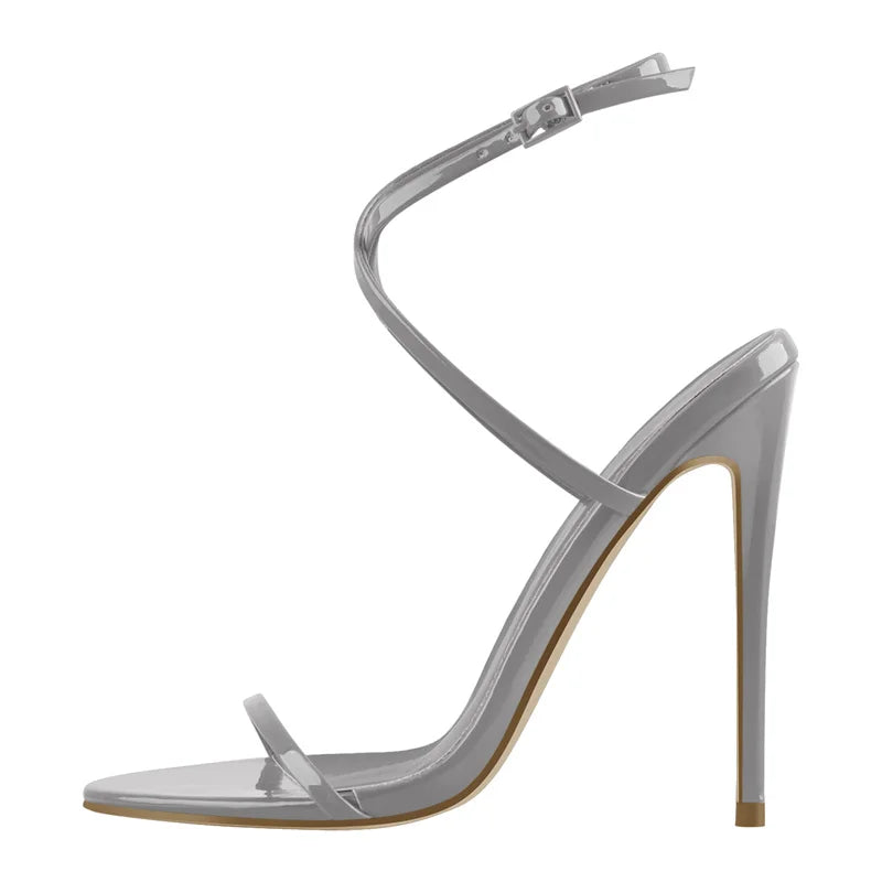 Peep Toe Ankle High Heels