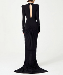 Beads Sequins Butterfly Evening Dress