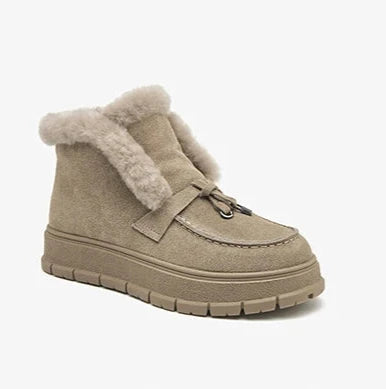 Cozy Fur-Lined Snow Boots