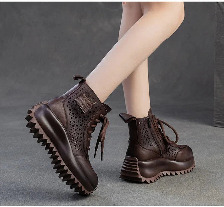 Good To Be Here Hollow Fashion Ankle Boots