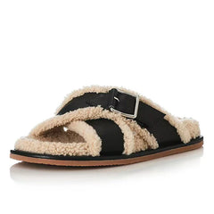Stylish Fluffy Warm Slippers
