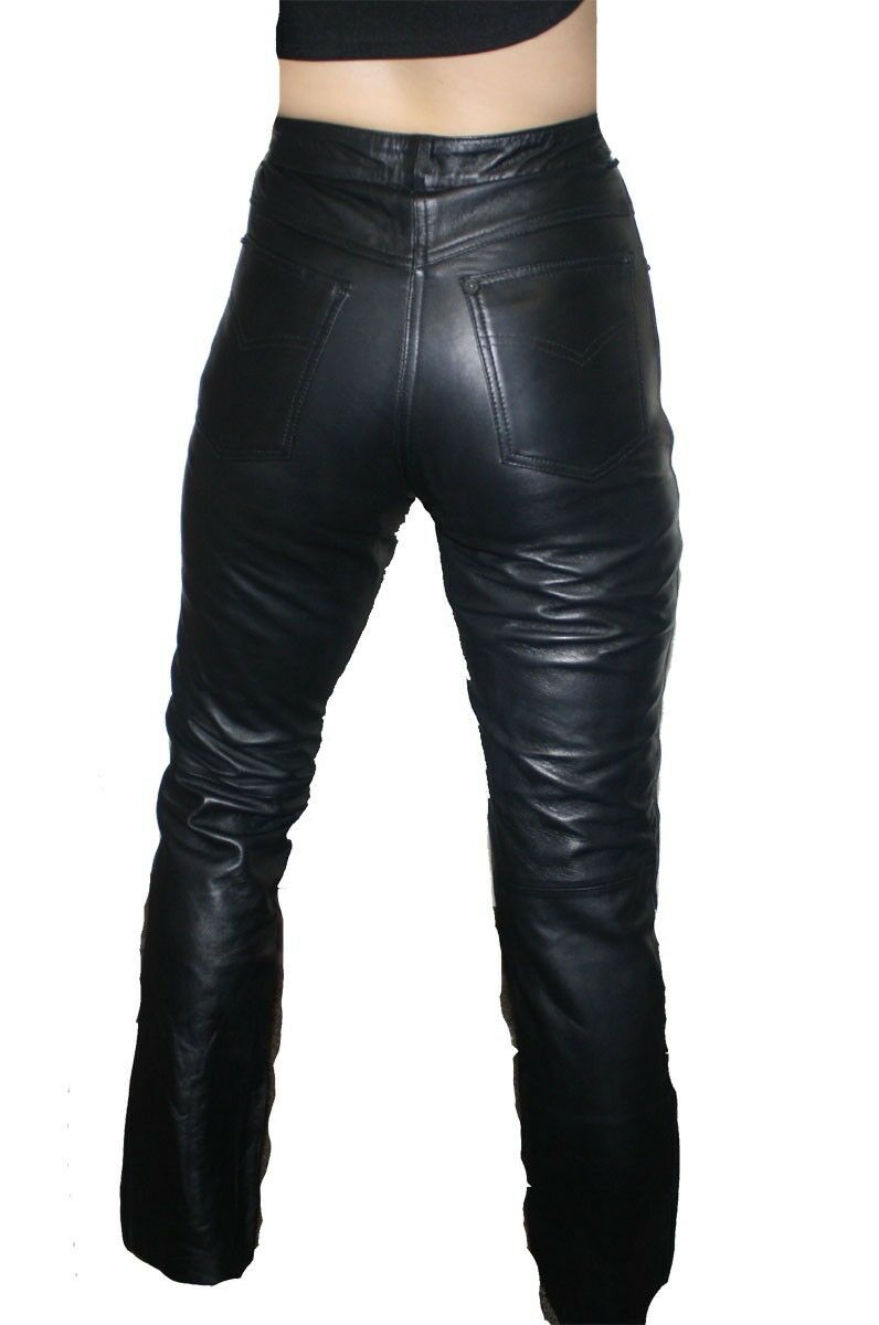 Slim Fit Lamb Leather Women Pant