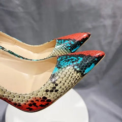 Slip On Pointy Toe High Heel Stiletto Pumps