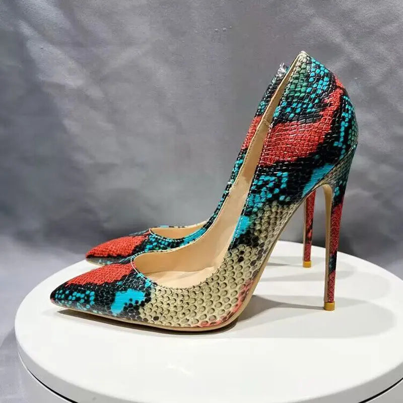 Slip On Pointy Toe High Heel Stiletto Pumps