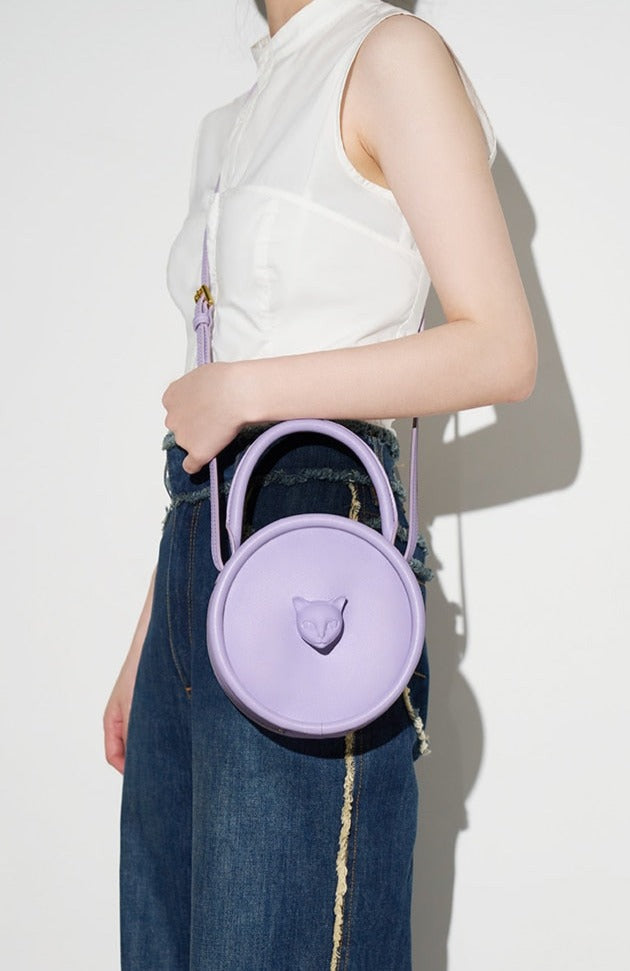Small Size Women's Round Shoulder Bag