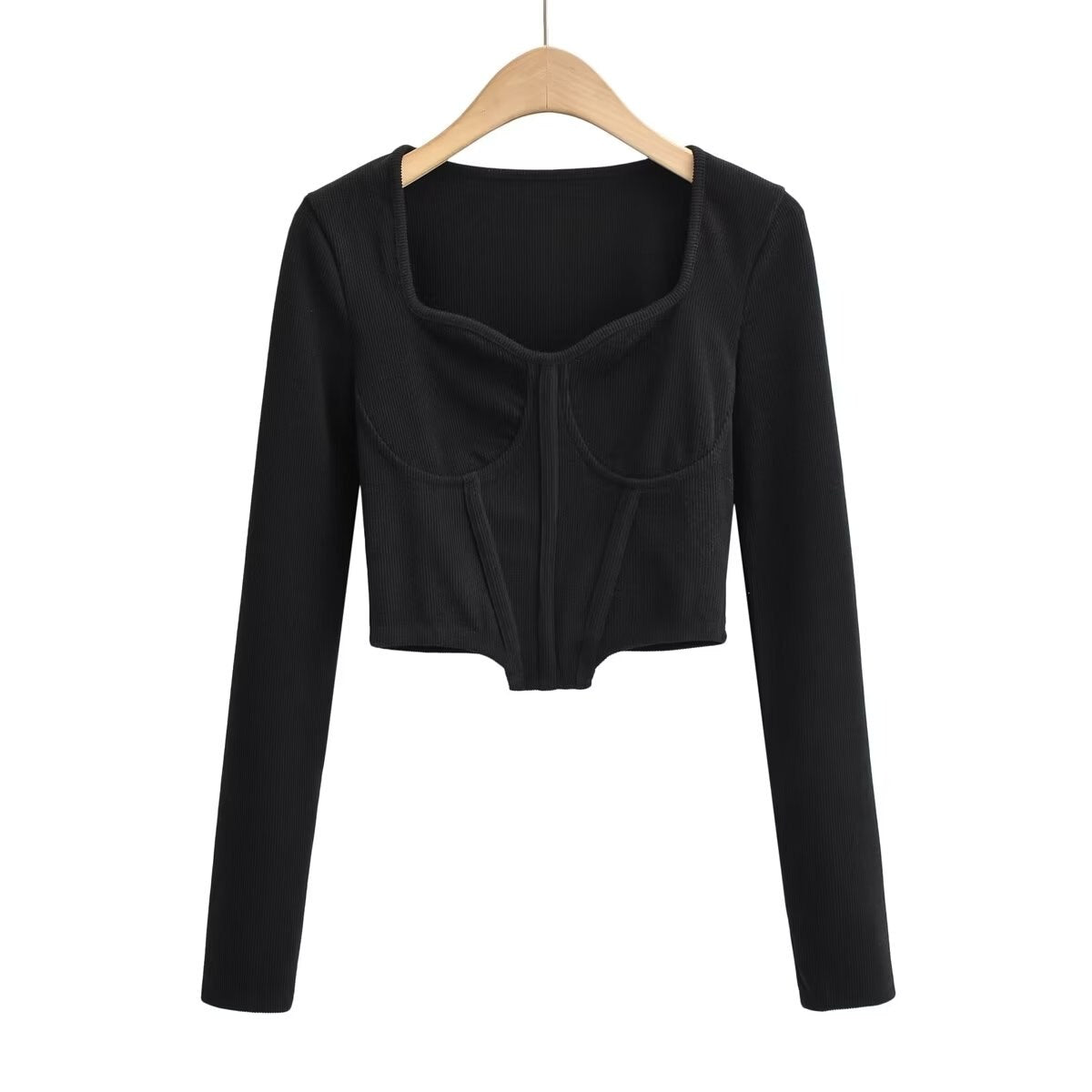 Square Neck Women's Casual Tops