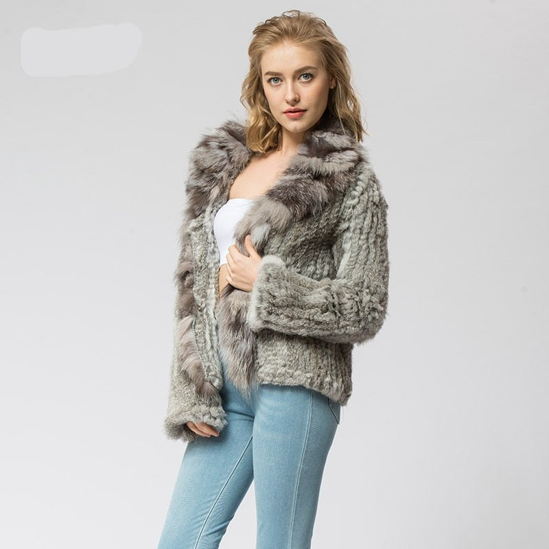 Thick Warm Women's Real Fur Coat