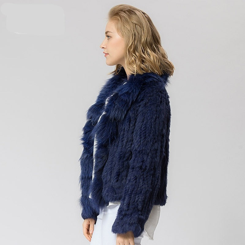 Thick Warm Women's Real Fur Coat