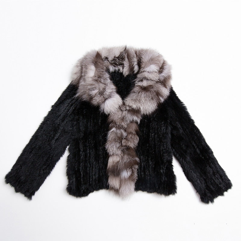Thick Warm Women's Real Fur Coat
