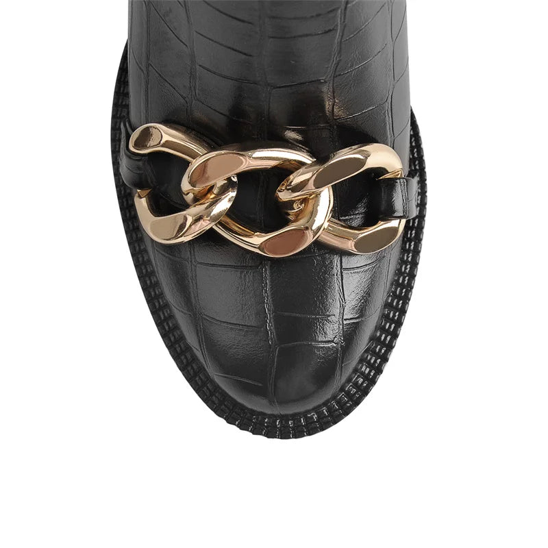 Matte Black Ankle Boots