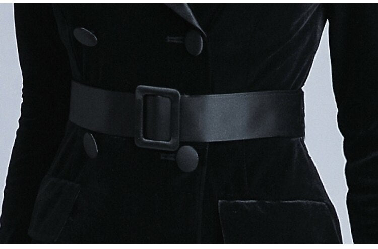 Velvet Blazer Cocktail & Party Pencil Dress