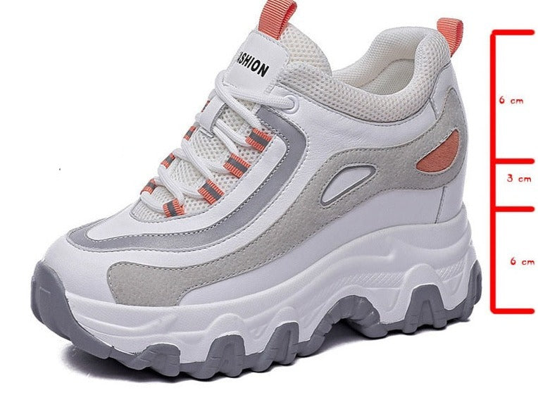 Wedge Platform Hidden Heel Women's Chunky Sneakers