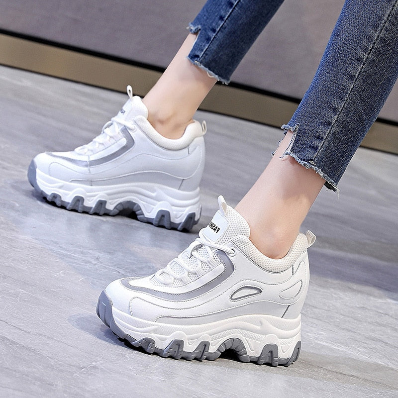 Wedge Platform Hidden Heel Women's Chunky Sneakers