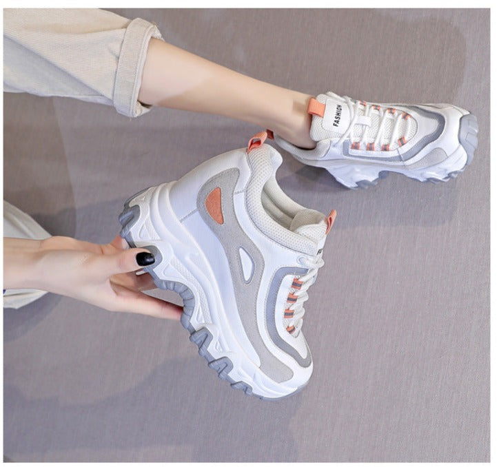 Wedge Platform Hidden Heel Women's Chunky Sneakers