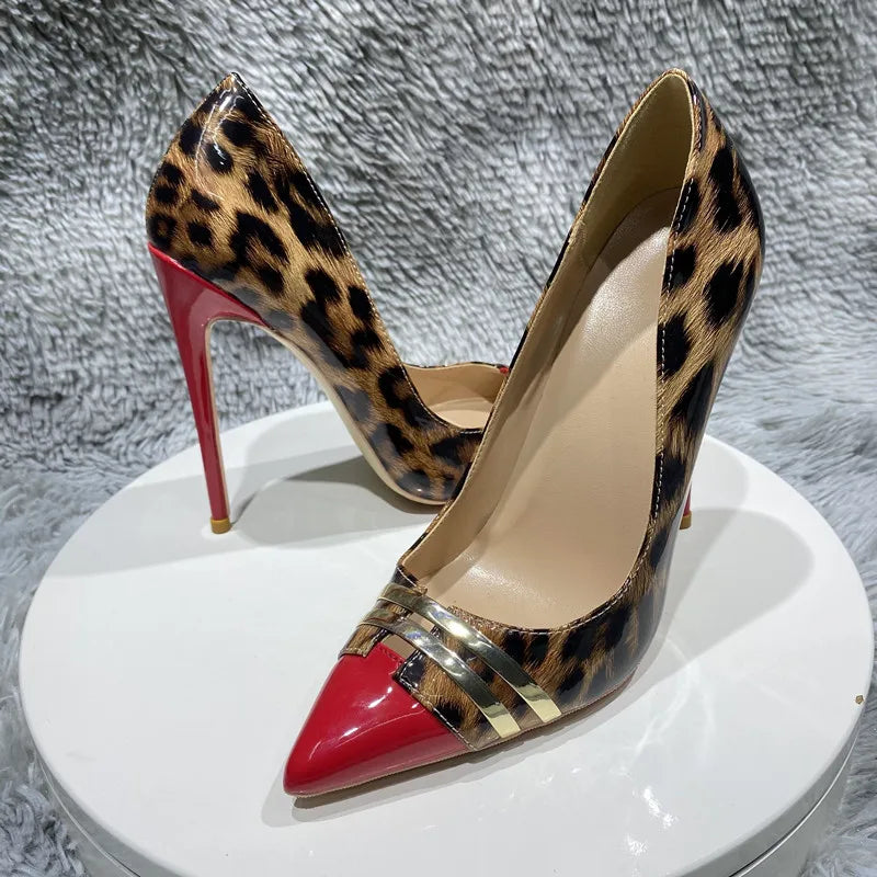 Wide Foot Women High Heel Stiletto Pumps