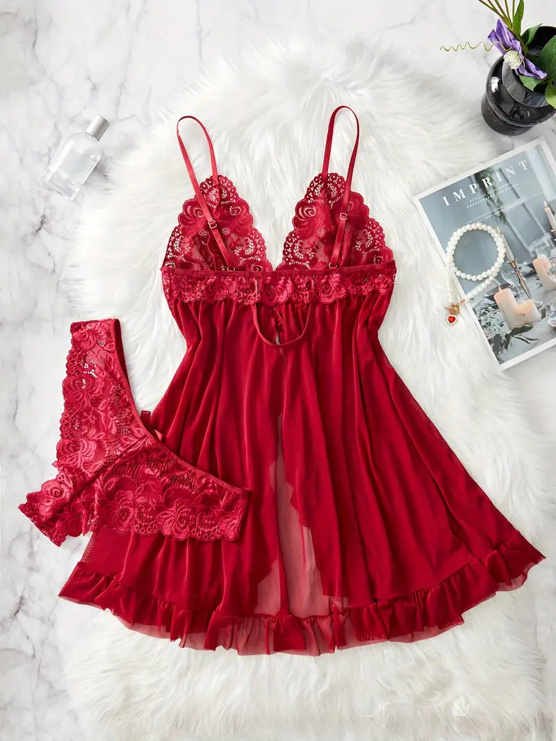 LacyNightyâ„?Lace Lash Set
