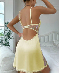 Lace Pajamas Suspenders Embroidered Dress