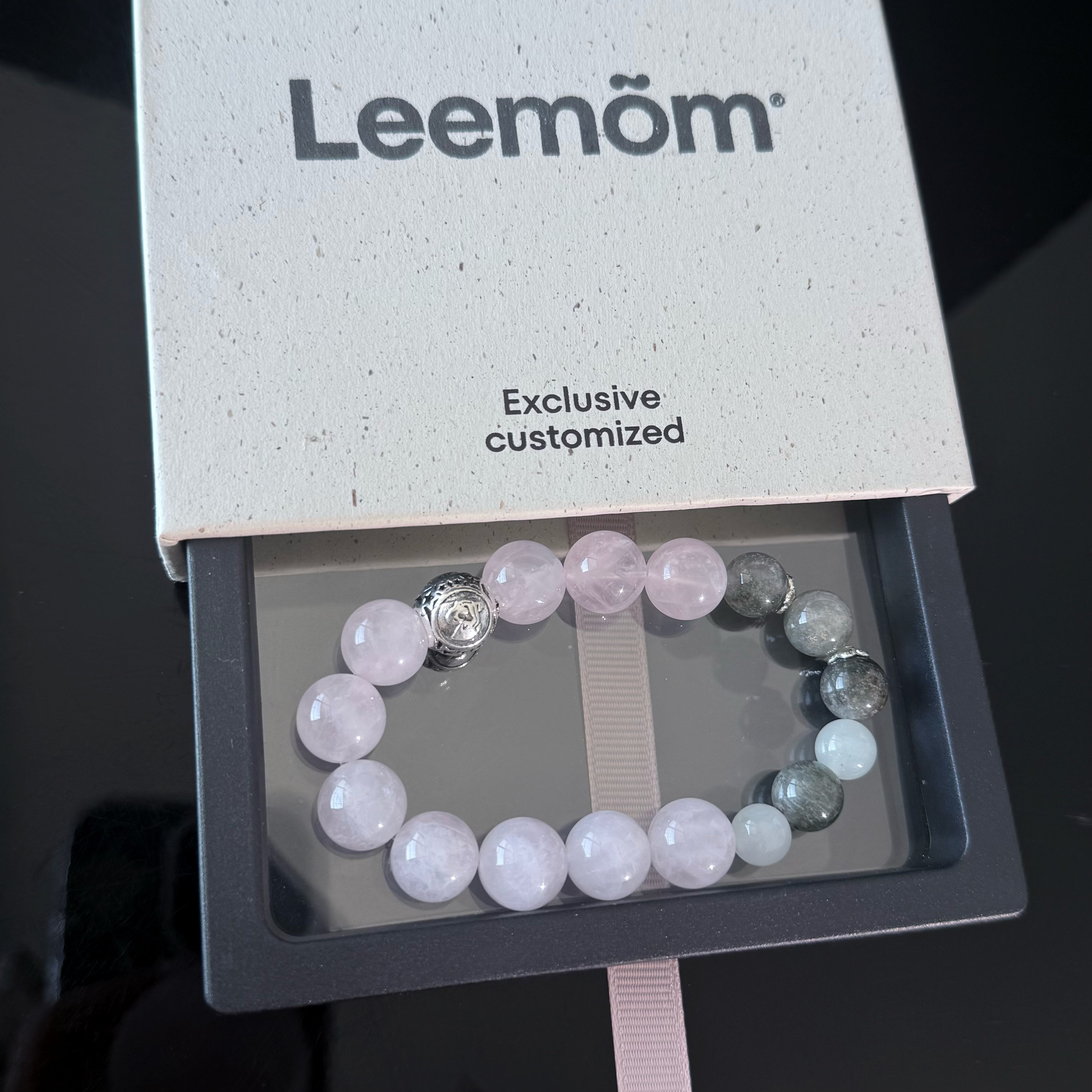 Rose Quartz Love Healing Bracelet with Moonstone & Labradorite