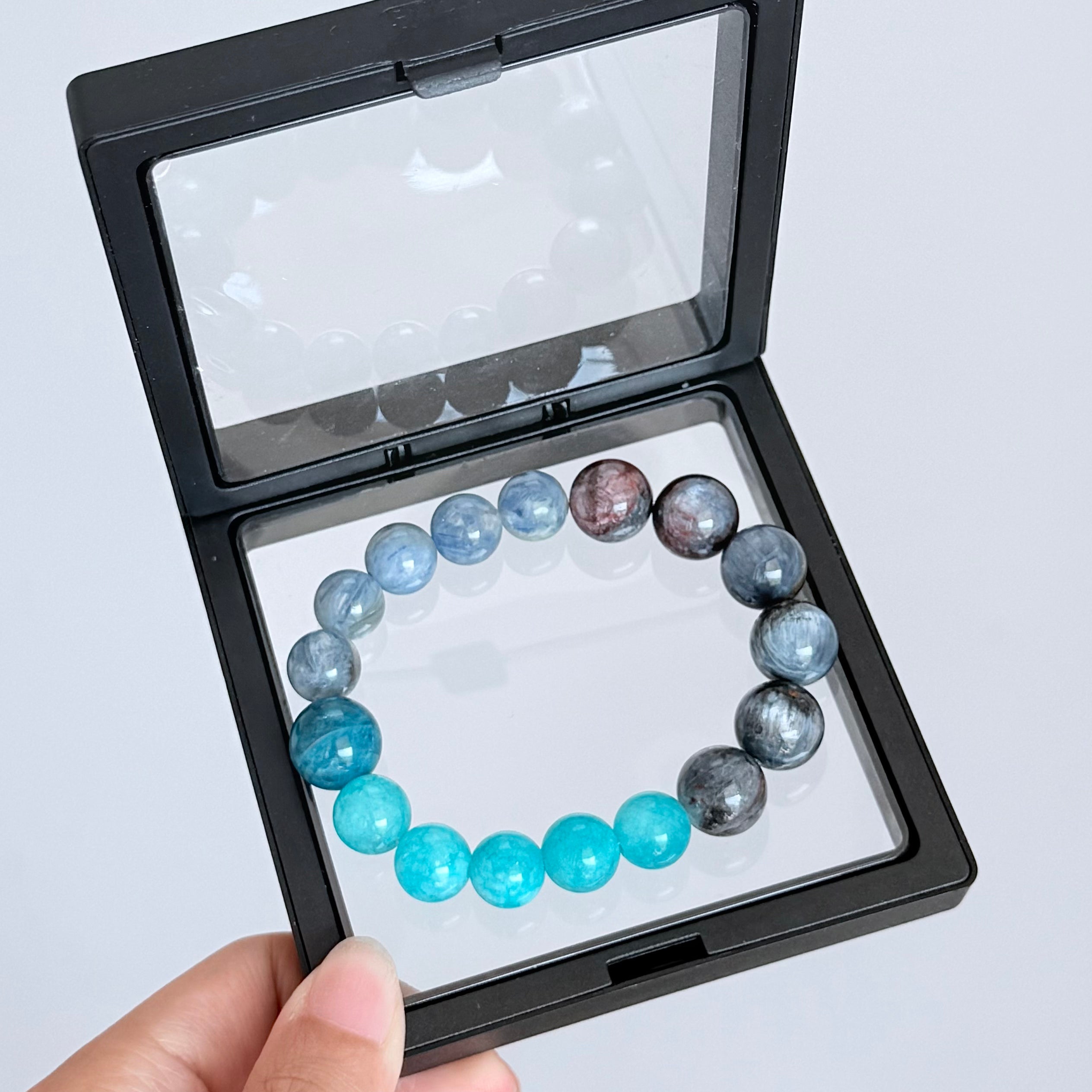 Blue Apatite & Sodalite Crystal Bracelet