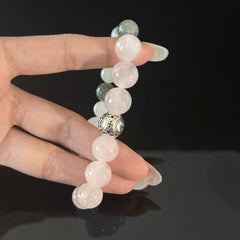 Rose Quartz Love Healing Bracelet with Moonstone & Labradorite