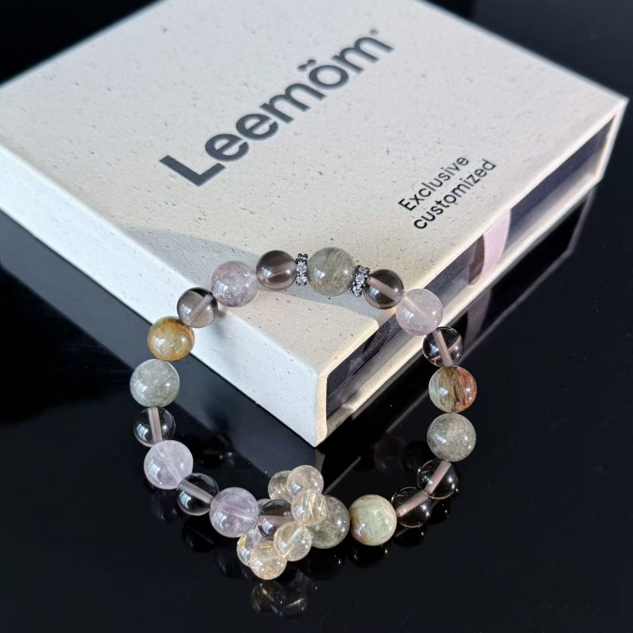 Handcrafted Natural Multi-Gemstone & Crystal Bracelet Healing Bracelet
