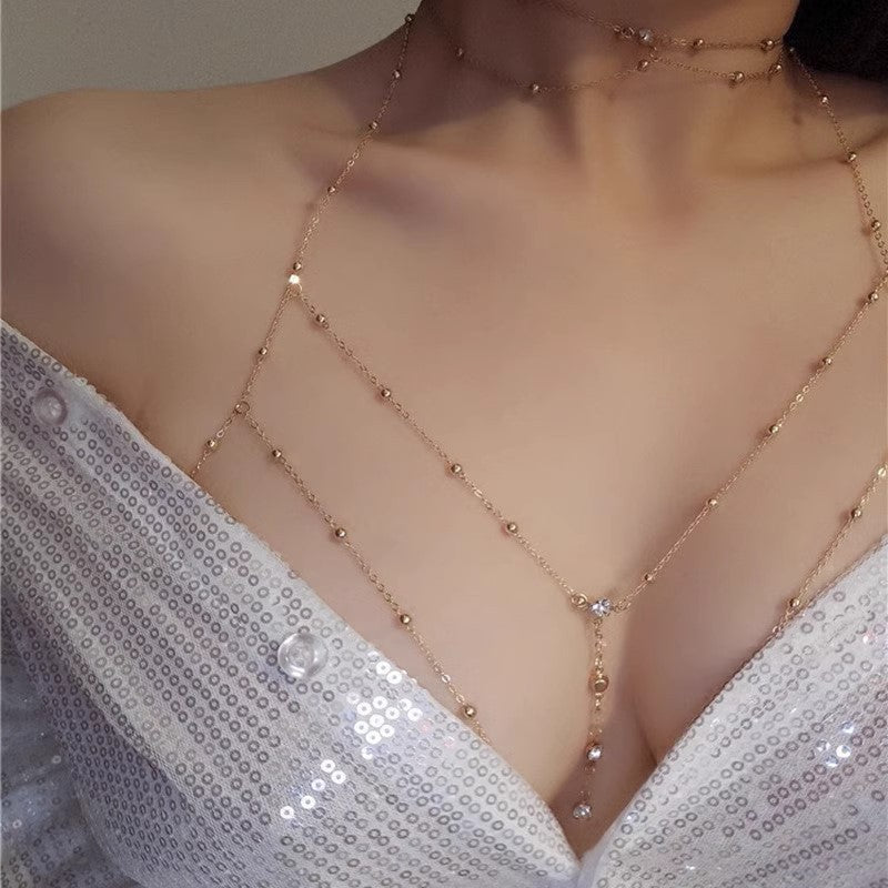 Chest Necklace Bikini Chain Clavicle Chain