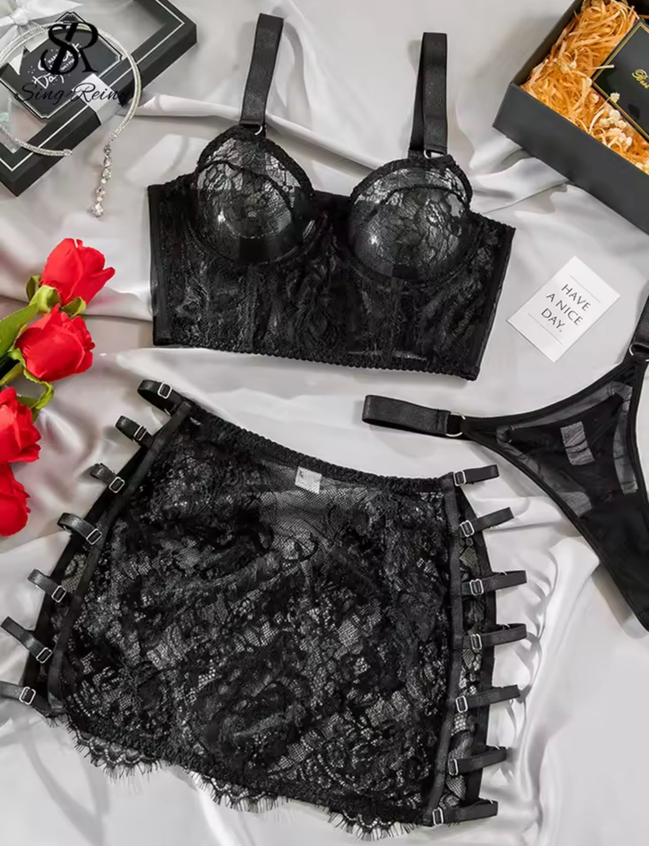 Burning Passion Lingerie Set
