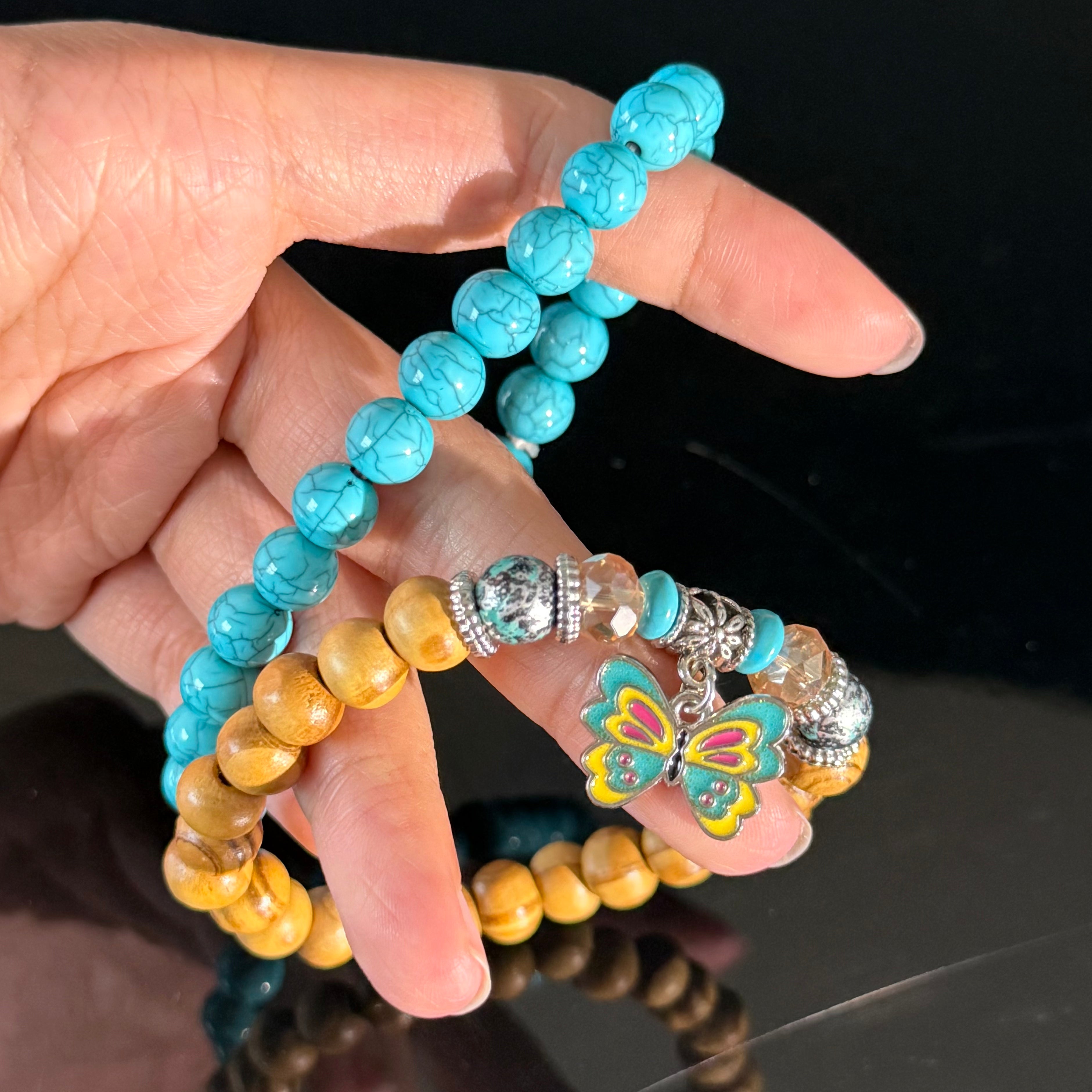 Sagittarius Turquoise Bracelet – Freedom & Transformation Crystal Jewelry