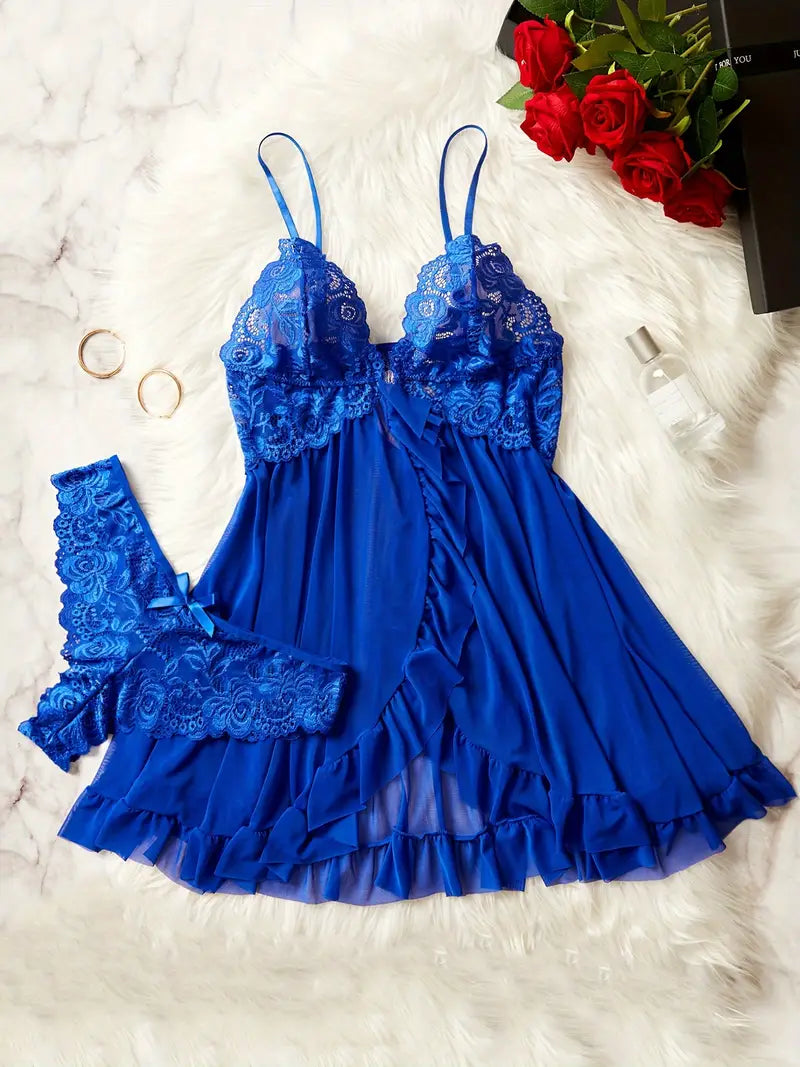 LacyNightyâ„?Lace Lash Set